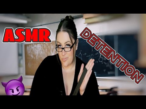 Strict Professor FLIRTS with YOU in Detention 😈🍎📚 | Soft Spoken (ASMR Roleplay)