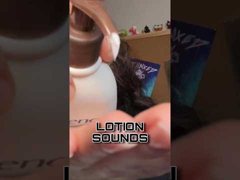 ASMR LOTION SOUNDS #asmr #asmrshorts #shorts