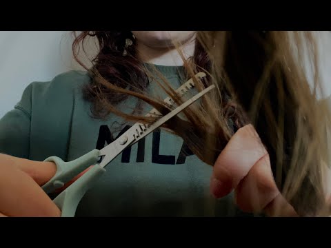 ASMR fast & aggressive hair stylist 💇‍♀️ lofi asmr, no talking