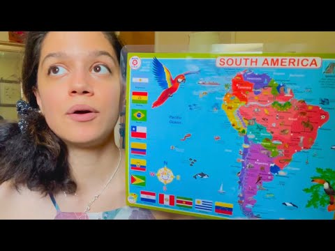 ASMR~ Soft South America Geography Teacher