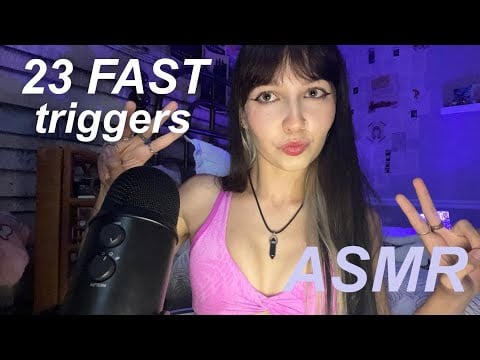 23 FAST ASMR Triggers for My 23rd Birthday