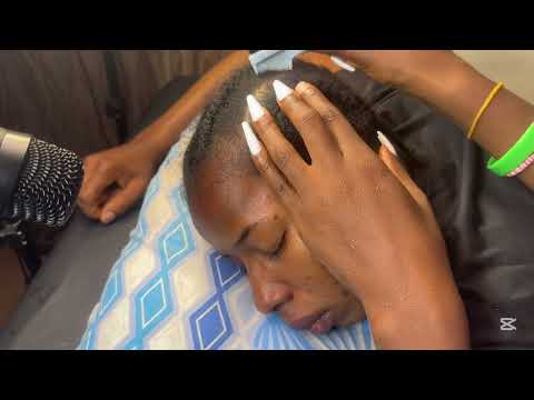 ASMR FAST  AGGRESSIVE HEAD SCRATCHING, EAR CLEANING AND PICKING VERY SATISFYING FOR SLEEP NO GUM