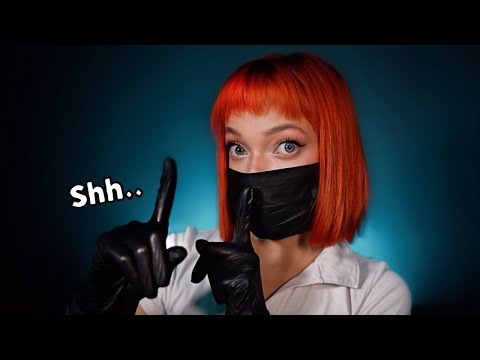Silent Shushing & Glove Sounds 😌 ASMR Sleep Aid