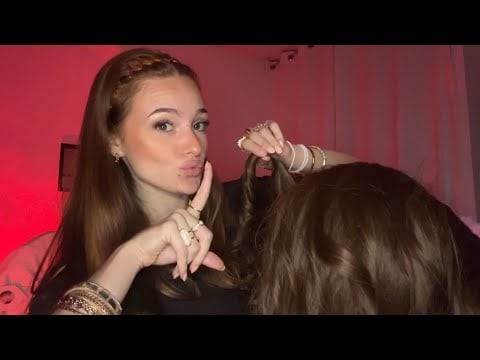 ASMR: TA NOUVELLE CAMARADE DE CLASSE S’AMUSE AVEC TES CHEVEUX 📚✨ (rentrée scolaire)