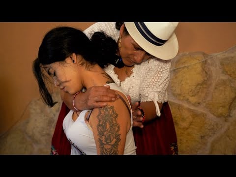 Doña Rosa's ASMR massage, energy cleansing (limpia) with & neck cracking for sleep & relaxation