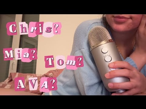 ASMR If I Say Your Name, You Can Go To Sleep💤😴 