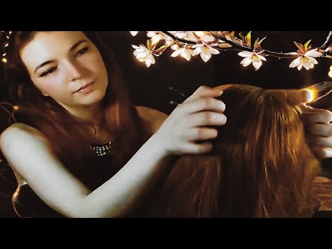 Full Salon haircare Experience: ASMR Roleplay, Haircut, Brushing, Scratching