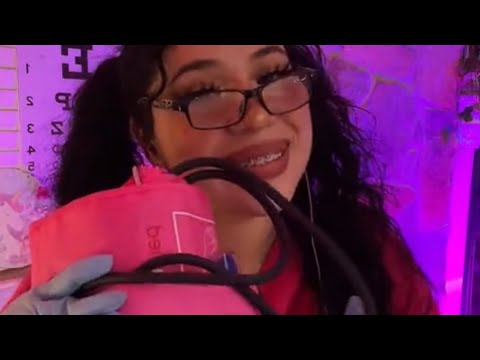 ASMR Roleplay | Sweet School Nurse💖👩🏻‍🏫(Physical Exam, Blood Pressure, Heart Rate)