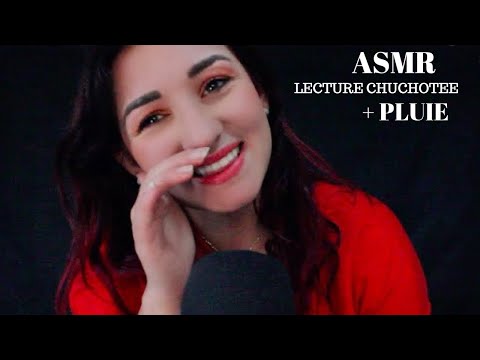 ASMR FRANÇAIS : LECTURE CHUCHOTEE, POEMES SATURNIENS DE PAUL VERLAINE + PLUIE 🌧 (part 2)