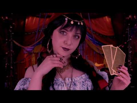 ASMR 🔮 A Visit to the Fortune Teller 🔮 Tarot Cards & Palm Reading