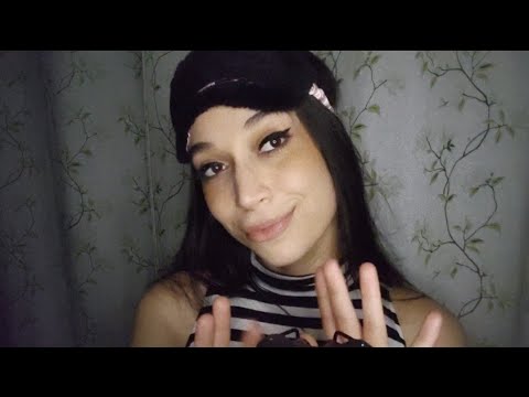 ASMR - Te arrumando para dormir