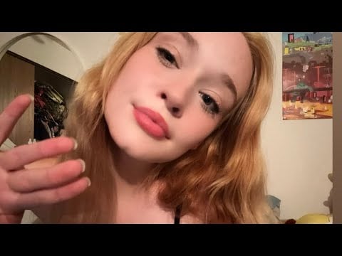 ASMR Super Up Close Mouth Sounds and Hand movements 