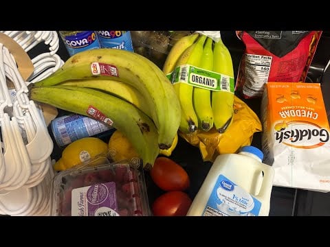 ASMR Quick Grocery Haul