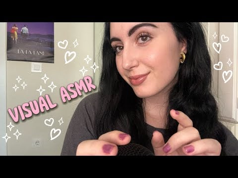 VISUAL ASMR ~ Relaxing Hand Movements w/ Mouth Sounds For Sleep ⟡˙⋆ #asmr 