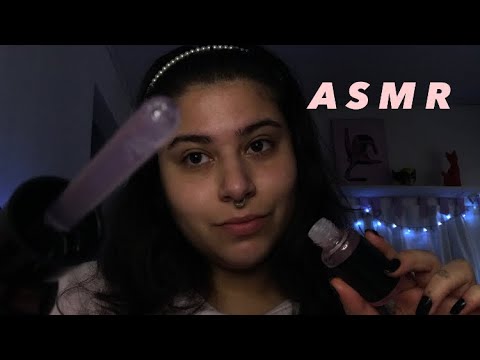 ASMR | VOU TE MAQUIAR DELICADAMENTE ATÉ VOCÊ DORMIR 😴 💄