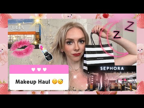 ASMR FOR SLEEP! 😴 Sephora & Ulta Makeup Haul 💄💤  Soft Whispers