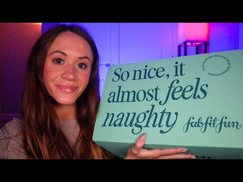 ASMR / Winter FabFitFun Unboxing (whispered haul & trigger assortment)