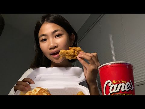 ASMR Raising Canes Chicken Fingers 🍗