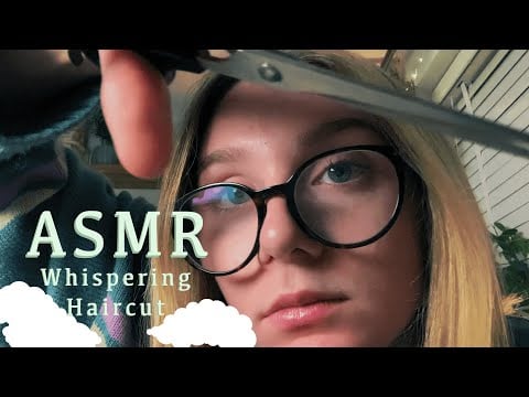 Tingly ASMR Haircut (Light Triggers, Whispering and Repetition) | Lazy Bean ASMR