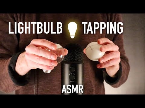 ASMR Lightbulb Tapping & Scratching | High Mic Sensitivity | No Talking