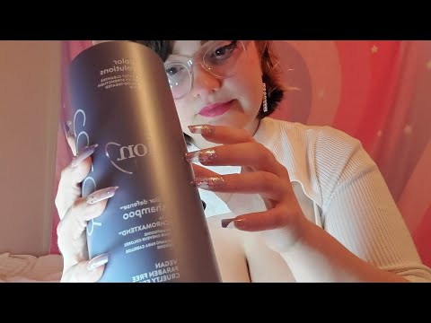 ASMR Inaudible Whispers + Long Nail Tapping =Tingles!!!