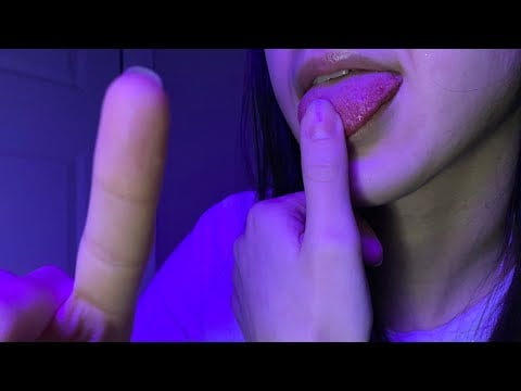 [ASMR - No Talking] 🎨 Spit painting + mouth sounds 👄