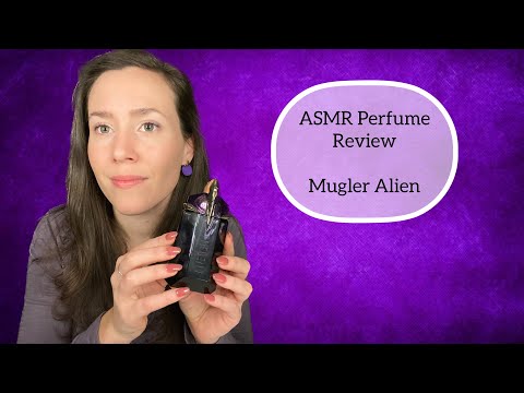 ASMR Perfume Review - Mugler Alien - Jasmine, Woody, Amber, White Floral, Dark, Heavy, Mysterious