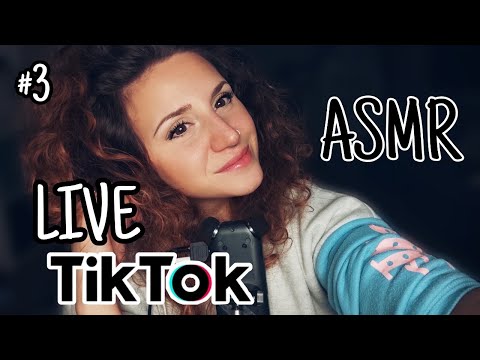 🔴Live #tiktok ASMR ita: slime, brushing, hand movements, inaudibile, lipgloss, tapping 💕