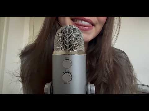 My 35th ASMR video | the clickiest mouth sounds + visuals (close hand movements)