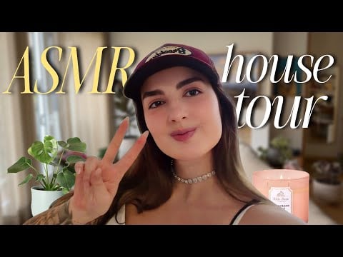 ASMR HOUSE TOUR 🏠 + Mi primera vez VIVIENDO SOLA 🤍✨ 
