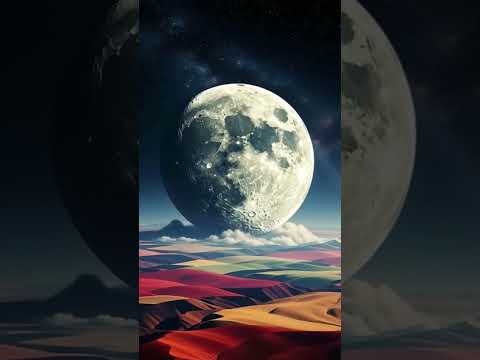 Did the moon hit the earth? ASMR #relax #asmr # asmrsounds #sleepsounds #moon #space #planet