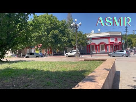 🍀ASMR on the street ~ tapping / АСМР на улице •постукивание 🏞️