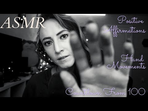 ASMR- (b&w) Affirmations For The New Year + Countdown To Sleep