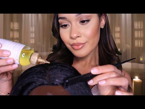 ASMR Relaxing Scalp Massage for Sleep 🥥 Oils, Brushing, Scalp Massage & Hairline Scratching