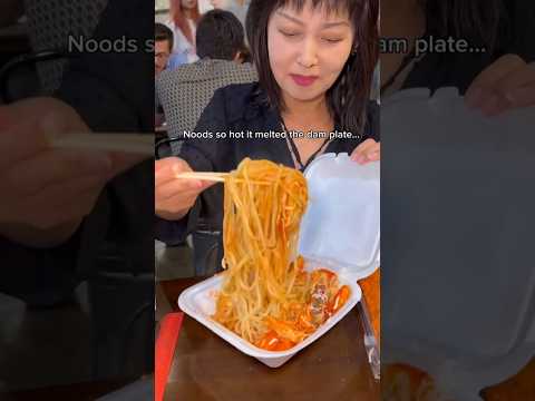 ASIAN MOM EATING AT FOOD COURT GONE VERY WRONG #shorts #viral #mukbang