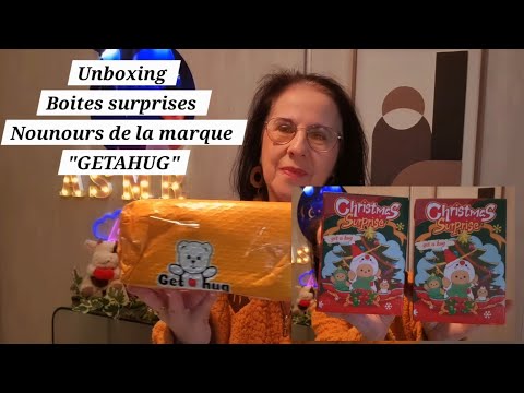 ASMR Unboxing : Boîtes surprises, série Noël "GETAHUG"
