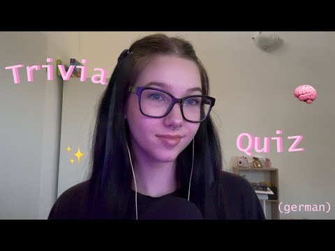 ASMR| Trivia Quiz (teste dein Wissen🧠) (german/deutsch) #asmr