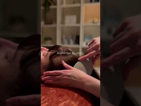 So soothing she fell asleep 😴 #asmr #relax #sleep