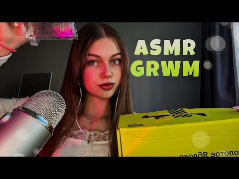 асмр распаковка посылки из ЗЯ🍏обзор покупочек| мой макияж| GRWM💄💋