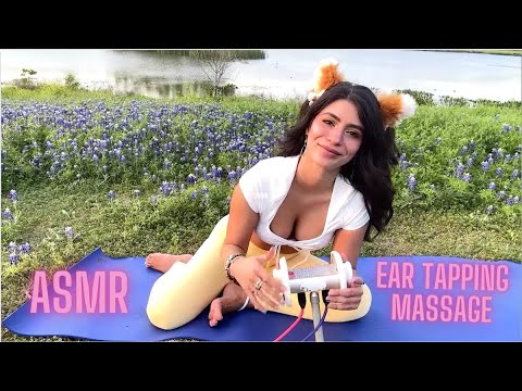 ❤️ ASMR TEXAS BLUEBONNETS 2023 EAR TAPPING MASSAGE, SHHH, Soft spoken, Nature ASMR, GOOD VIBES ❤️