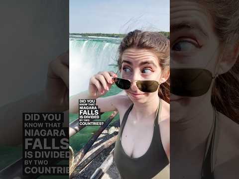 Niagara Falls between two countries?? #shorts #canada #unitedstates