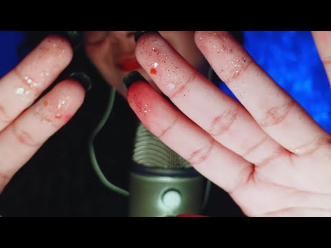 ASMR Sons de boca e movimentos com as mãos l mouth sounds and hand movements