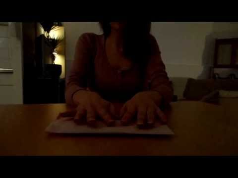 ASMR Soft spoken - Visual Trigger Crinkly Paper & Chopsticks