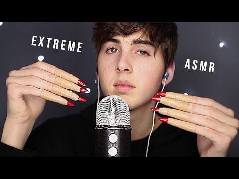 ASMR *BRAIN MASSAGE* Intense (Extremely Sensitive Nail Sounds) 30+ Minutes Asmr Witch Fingers