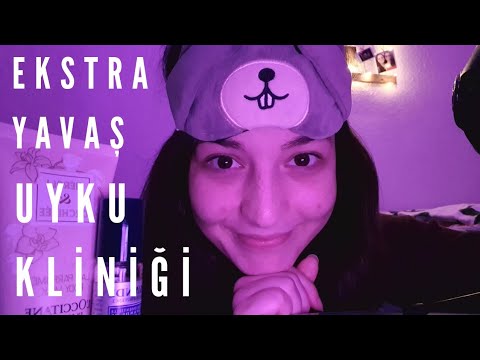 ASMR Türkçe | Ekstra Yavaş Uyku Kliniği & Geri Sayma 😴 | Sleep Clinic & Counting