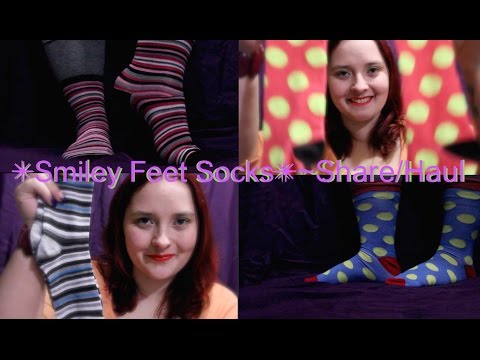 ✴Smiley Feet Socks✴ ~Share/Haul (Soft Spoken/Fabric/ASMR)