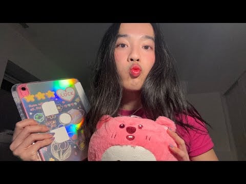 ASMR tapping on my ipad 💖 (fast and aggressive)