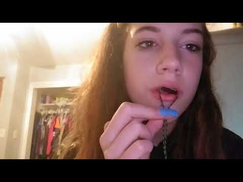 ASMR Mic kisses, giving you kisses,  licking your ears, ear eating.