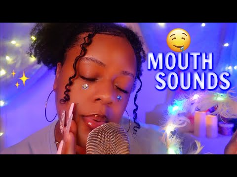 ASMR | Pure Sticky Mouth Sounds & Visual Triggers for Tingles 💙