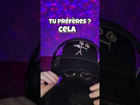 ASMR • THIS OR THAT ? CECI ou CELA ? Dit le moi dans les commentaires ! #asmrfrançais  #asmr  #sleep
